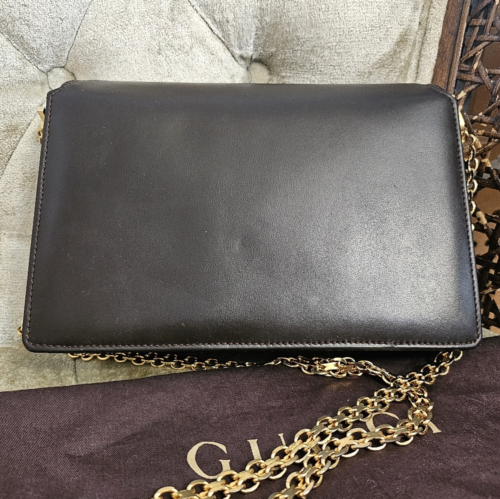 Rare Vintage 1970's Gucci chain shoulder bag/clutch bag. - Picture 7 of 10